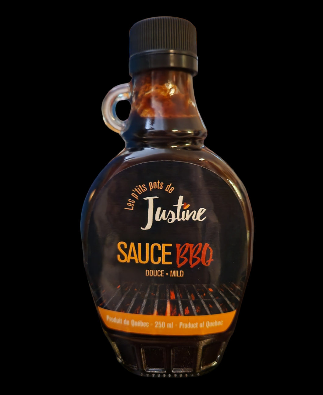 Les p'tits pots de Justine - Sauce BBQ douce 250ml
