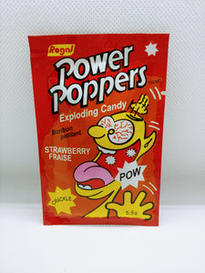 Bonbon rétro - Power poppers Fraise