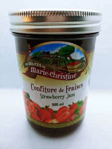 Délices de Marie-Christine - Confiture de fraises 500 ml
