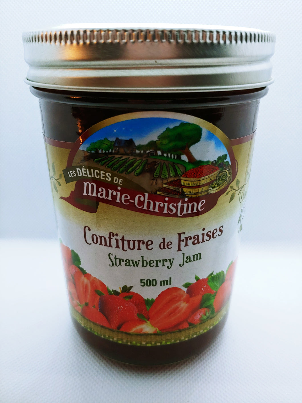Délices de Marie-Christine - Confiture de fraises 500 ml